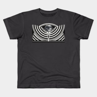 Vintage All Seeing Eye Flower Kids T-Shirt